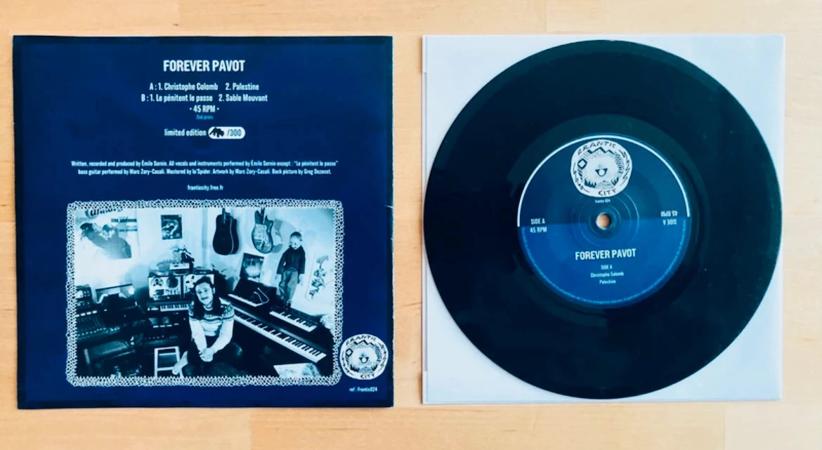Disco de vinil 45T Forever Pavot Christophe Colomb edição limitada. – photo 3
